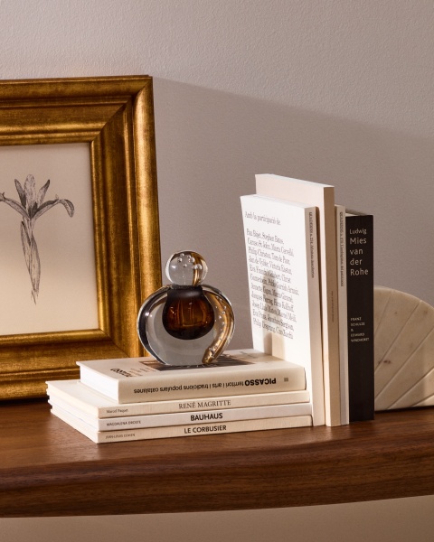 Ваза Lunivo из коричневого стекла 13 см от интернет-магазина IDODOM.RU