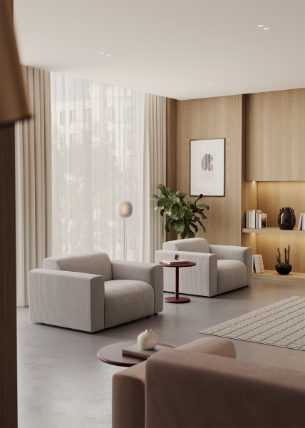 Кресло Savoye с мягкими подлокотниками от интернет-магазина IDODOM.RU