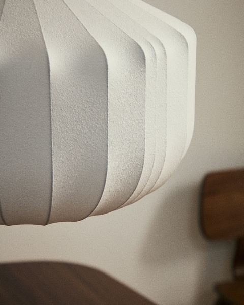 Подвесной светильник Somar из синтетических волокон и стальных стержней от интернет-магазина IDODOM.RU