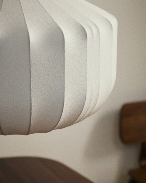 Подвесной светильник Somar из синтетических волокон и стальных стержней от интернет-магазина IDODOM.RU