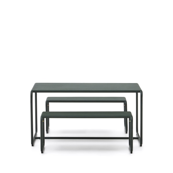 Sotil Детский набор из 2 скамеек и стола из оцинкованной стали от интернет-магазина IDODOM.RU