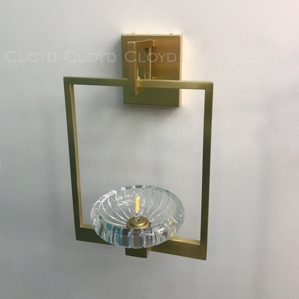 Бра Cloyd BEKAR W1 / выс. 38 см - латунь (арт.20386) от интернет-магазина IDODOM.RU