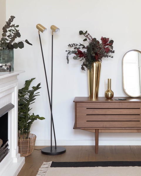 Тумба под ТВ Carolin из шпона ореха 180 x 83.8 cm от интернет-магазина IDODOM.RU