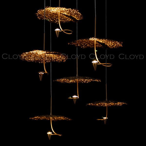 Подвесной светильник Cloyd KIRIBATI P1 / Ø20 см - латунь (арт.11374) от интернет-магазина IDODOM.RU