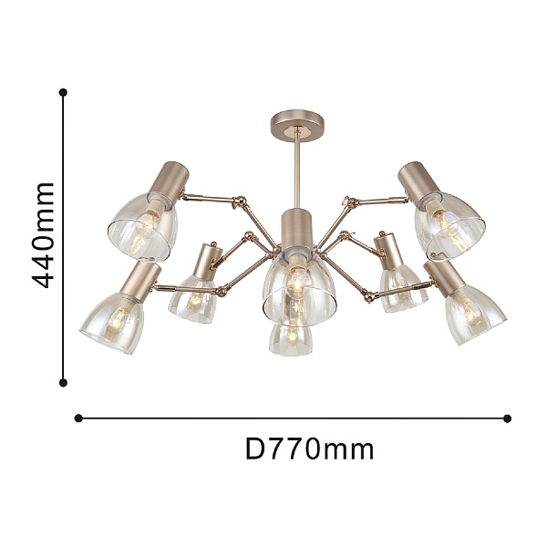 Потолочная люстра Grillus от интернет-магазина IDODOM.RU
