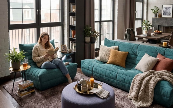 Кресло ДеФранс™️ 1-местное - Эконом микровелюр