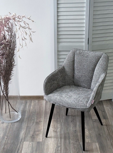 Стул Push, шенилл серый от интернет-магазина IDODOM.RU