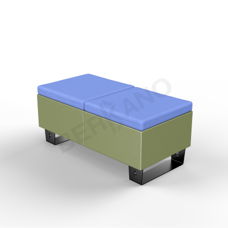 Скамейка Brick 120 Olive green, Navy