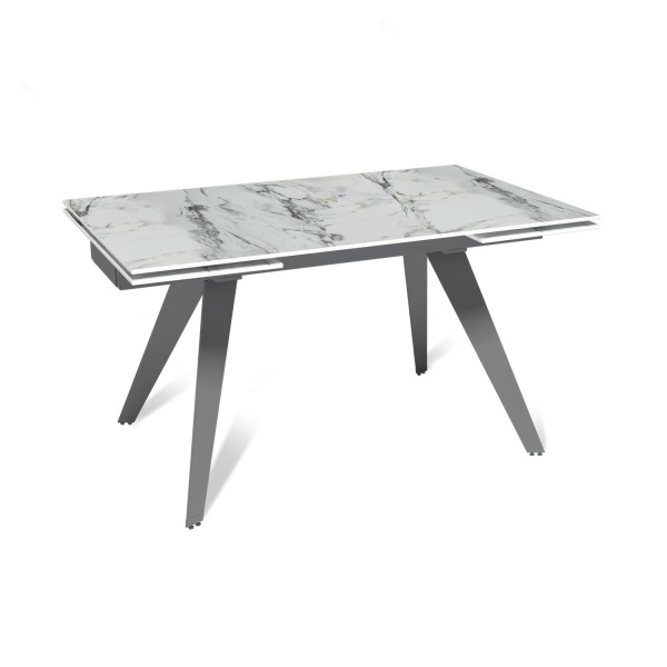 Стол раскладной Rhein (140+40+40), керамика глянцевая Ice Jade от интернет-магазина IDODOM.RU