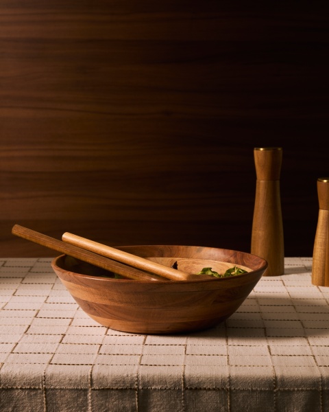 Миска Idrom среднего размера из акации от интернет-магазина IDODOM.RU