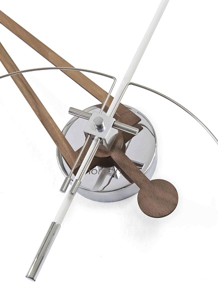 Настенные часы Cris N орех, белая стрелка от интернет-магазина IDODOM.RU