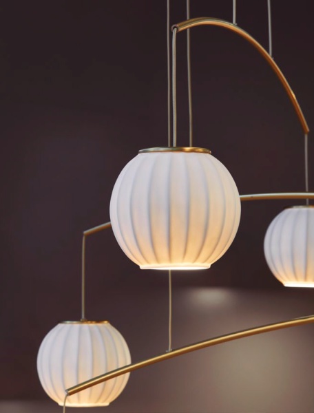 Люстра Mei Movil 6 черный от интернет-магазина IDODOM.RU