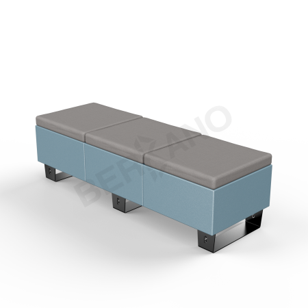 Скамейка Brick 180 Blue Pine, Graphite
