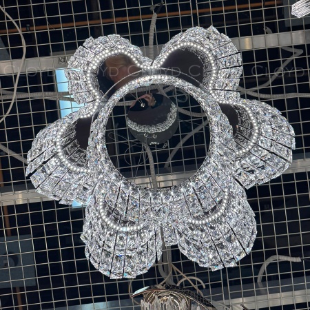 Люстра Cloyd ANTREA-B C1 / Ø60 см - хром (арт.11627) от интернет-магазина IDODOM.RU