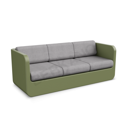 Диван Grace с подушками Olive green, Gray