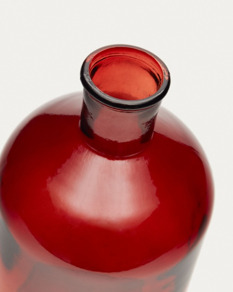 Brenna Ваза из 100 % переработанного коричневого стекла 28 см от интернет-магазина IDODOM.RU