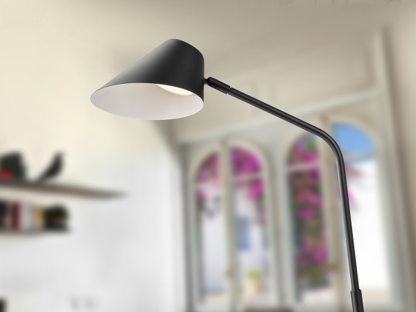 Esino Настольная лампа1L черная от интернет-магазина IDODOM.RU