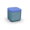 Пуф Grace бирюзового цвета, аксессуар темно-синего цвета