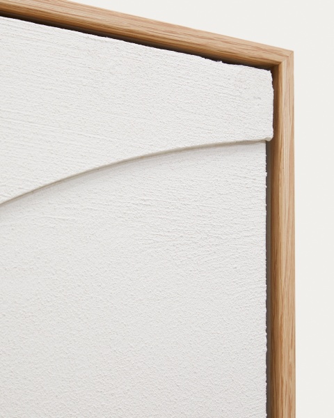 Sefri Картина с круглыми геометрическими фигурами белого цвета 60 х 90 см от интернет-магазина IDODOM.RU