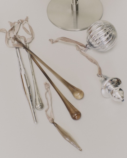 Набор из 4 подвесных украшений Alsenia из переработанного стекла, 10,5 см от интернет-магазина IDODOM.RU