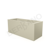 Кашпо Cubric 120*50 DB Bone коричневого цвета