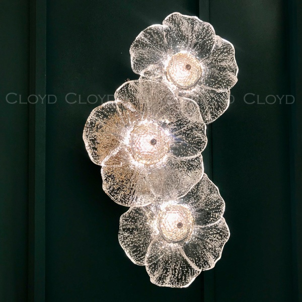 Бра Cloyd SHAMBALA-B W3 / выс. 45 см - золото (арт.20395) от интернет-магазина IDODOM.RU