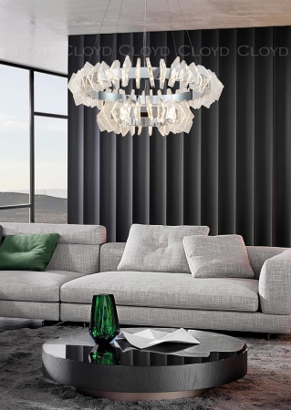 Люстра Cloyd FRANZEN C2 / Ø100 см - хром (арт.11584) от интернет-магазина IDODOM.RU