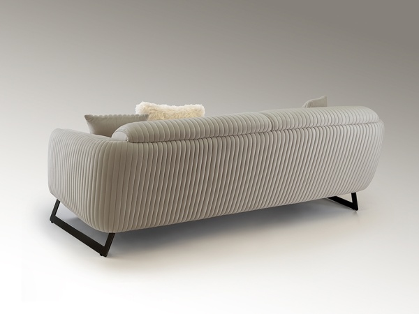 Milan Диван с выдвижным сиденьем 3P серый от интернет-магазина IDODOM.RU