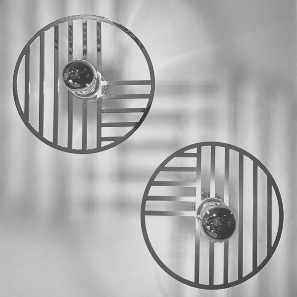 Настенный светильник Line с цоколем 5 см хром от интернет-магазина IDODOM.RU