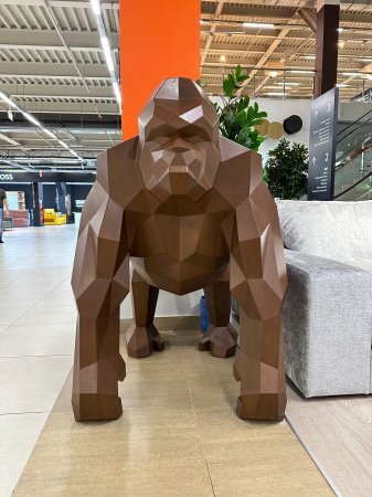 Горилла.   Финиш: Заржавленная. Цвет: Коричневый. от интернет-магазина IDODOM.RU