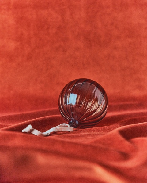 Набор из 3 шаров Oranel из переработанного коричневого стекла диаметром 8 см от интернет-магазина IDODOM.RU