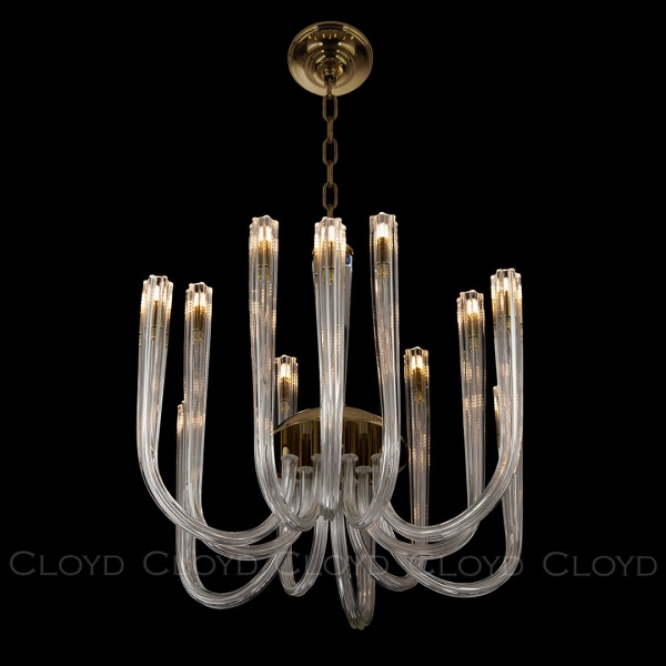 Люстра Cloyd AEDA C12 / Ø60 см - золото (арт.11661) от интернет-магазина IDODOM.RU