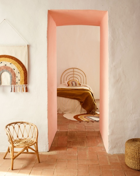 Sundberg Изголовье из ротанга с натуральной отделкой для кроватей шириной 90 см от интернет-магазина IDODOM.RU