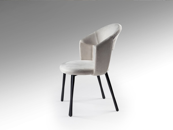 Willy Стул каменно-серый/черный от интернет-магазина IDODOM.RU