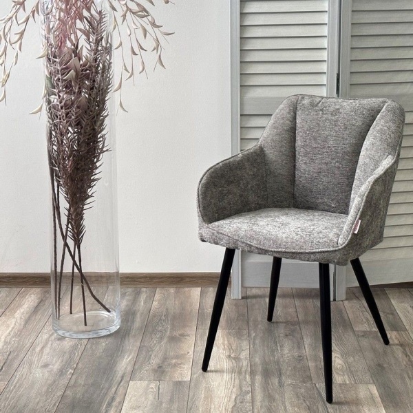 Стул Push, шенилл серый от интернет-магазина IDODOM.RU