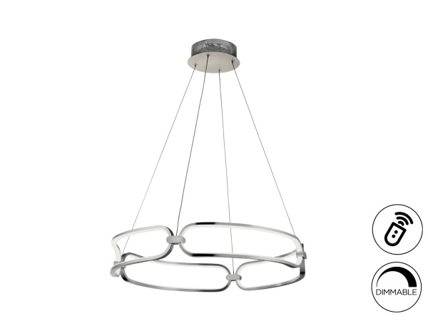 Подвесной светильник Colette LED хром 60Ø DIM от интернет-магазина IDODOM.RU
