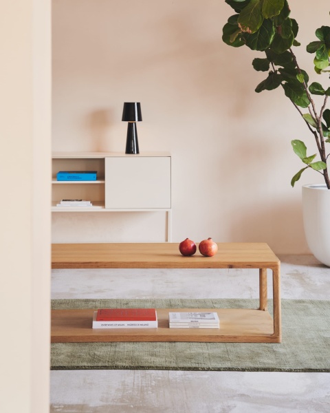 Maymai Журнальный столик из массива дуба 140 x 70 см от интернет-магазина IDODOM.RU