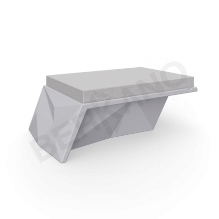 Угловой модуль Quaro с подушками Concrete Gray, Gray