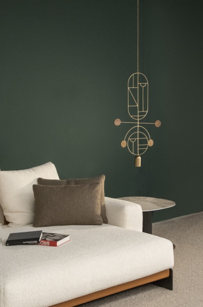 Подвесной светильник Wooden Dots WDS08 Gold/walnut от интернет-магазина IDODOM.RU