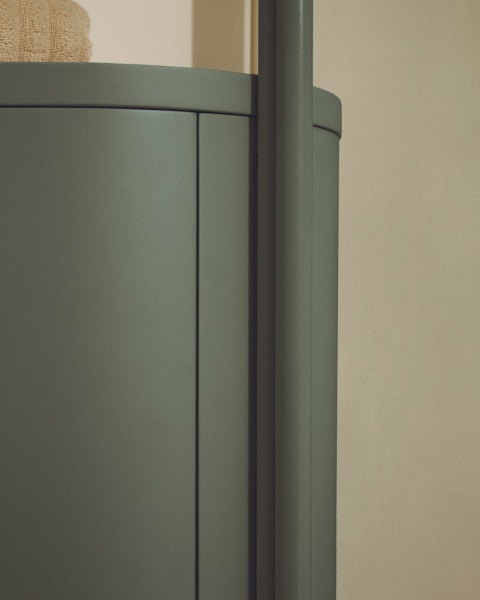 Тумба для ванной Arely из стали и зеленого лака 60 x 40 см от интернет-магазина IDODOM.RU