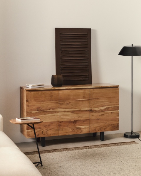 Сервант Uxue из массива акации с беленой отделкой 150 x 88 от интернет-магазина IDODOM.RU