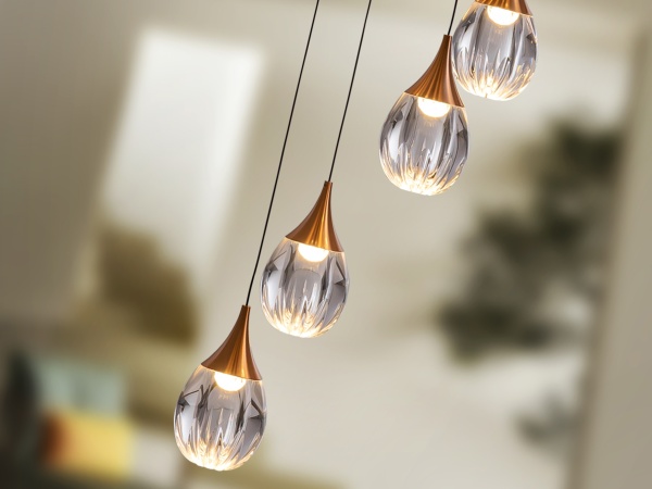 Corina Люстра 12L черно-медный от интернет-магазина IDODOM.RU