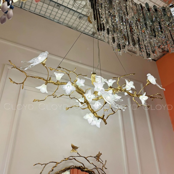 Люстра Cloyd SIRIN C22 / шир. 125 см - латунь (арт.11107) от интернет-магазина IDODOM.RU