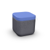 Пуф Grace цвета черный гранит, аксессуар темно-синего цвета