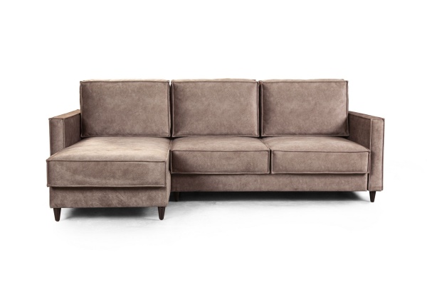 Keln диван-кровать с шезлонгом, велюр бежевый от интернет-магазина IDODOM.RU