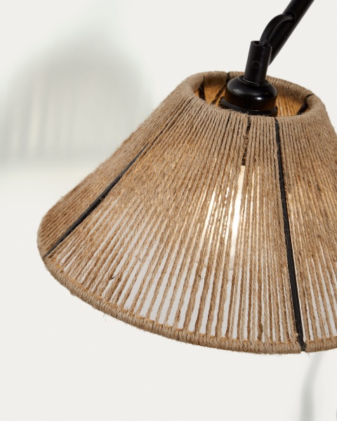 Бра Pontos из джута с натуральной отделкой от интернет-магазина IDODOM.RU