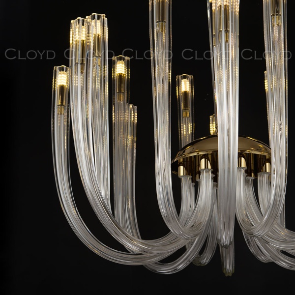 Люстра Cloyd AEDA C16 / Ø70 см - золото (арт.11662) от интернет-магазина IDODOM.RU