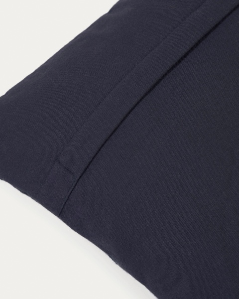 Хлопковый чехол для подушки Adalgisa в черно-белую полоску 45 x 45 см от интернет-магазина IDODOM.RU