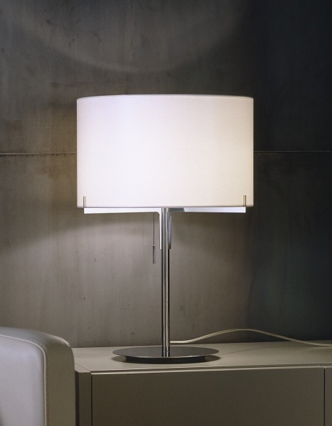 Настольная лампа Aitana мат. никель от интернет-магазина IDODOM.RU