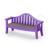 Скамейка Province Deep Violet, Cappuccino